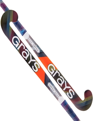 Grays JNR GX-CE Vortex Ultrabow Hockey Stick - Black/Yellow